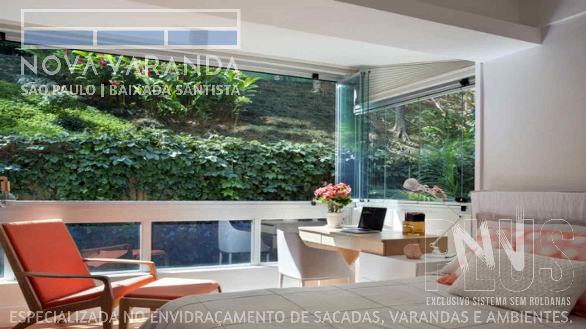 Suporte de Mídia Vertical ✨ Fachadas Laterais Resolvidas e Regularizadas ⛱️ Empenas Cegas Camburi (São Sebastião) ☎ 0800