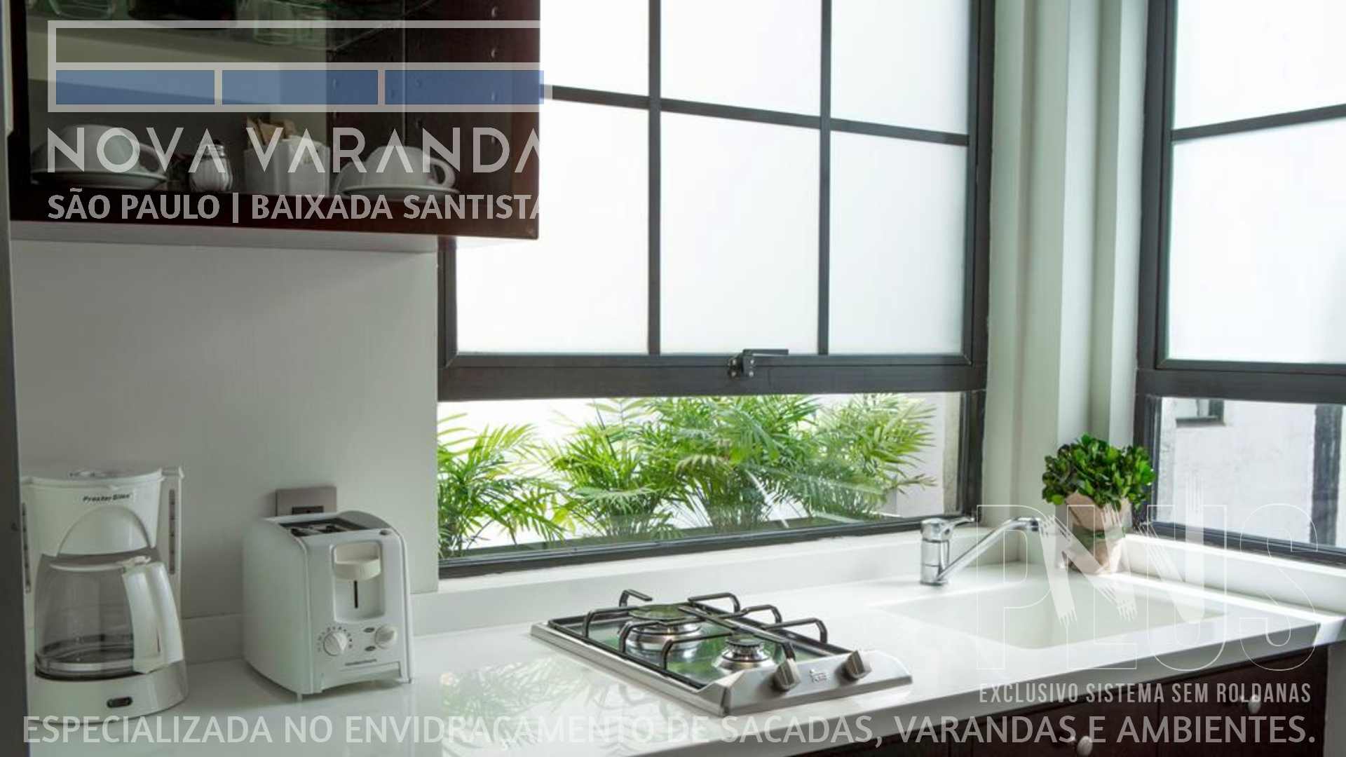 Suporte de Mídia Vertical ✨ FrontLight Moderna e Valorizada Sob Medida ⛱️ Empenas Cegas Campo Grande (Santos) ☎ 0800