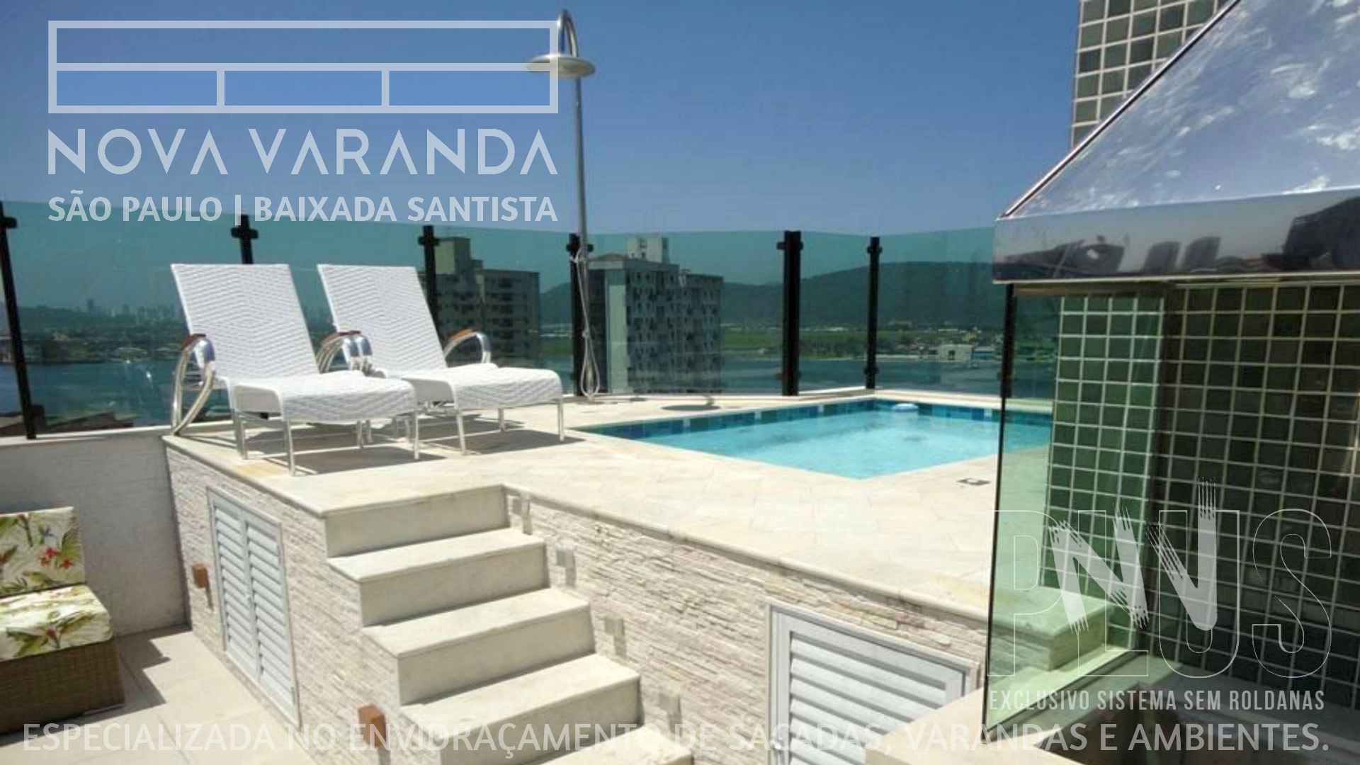 Suporte de Mídia Vertical ✨ Fachadas Laterais Resolvidas e Regularizadas ⛱️ Empenas Cegas Cascata (Mongaguá) ☎ 0800