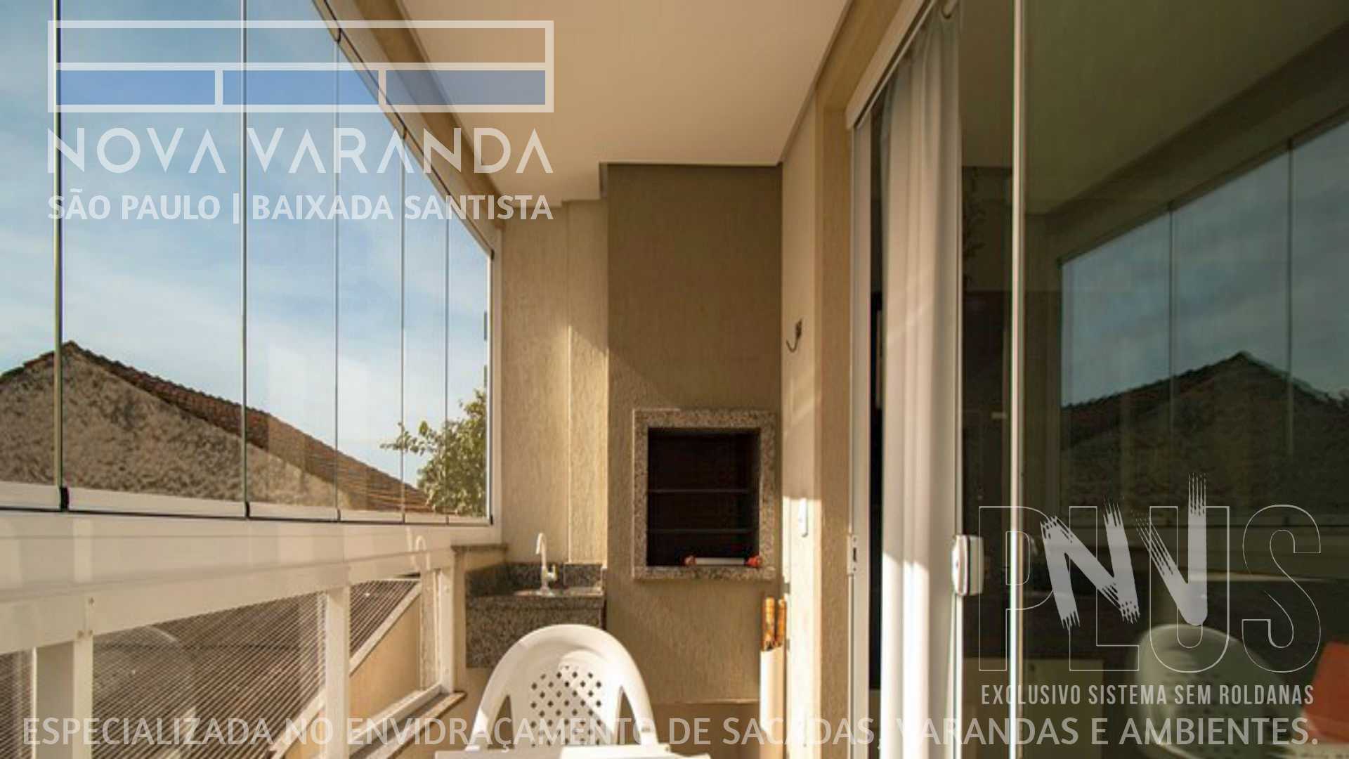 Suporte de Mídia Vertical ✨ FrontLight Moderna e Valorizada Sob Medida ⛱️ Empenas Cegas Maracanã (Praia Grande) ☎ 0800