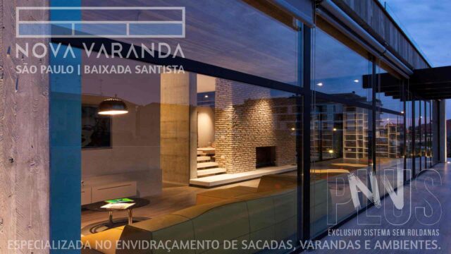 Suporte de Mídia Vertical ✨ FrontLight Moderna e Valorizada Sob Medida ⛱️ Empenas Cegas Pompéia (Santos) ☎ 0800