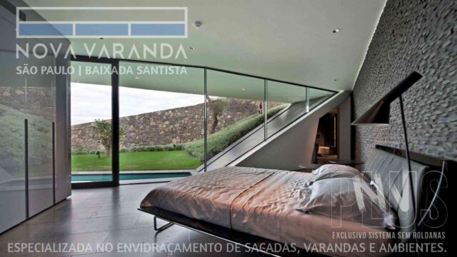 Suporte de Mídia Vertical ✨ FrontLight Moderna e Valorizada Sob Medida ⛱️ Empenas Cegas Vila Luís Antônio (Guarujá) ☎ 0800