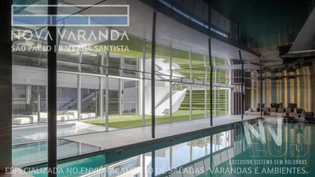 Suporte de Mídia Vertical ✨ FrontLight Moderna e Valorizada Sob Medida ⛱️ Empenas Cegas Vila Nova (Santos) ☎ 0800