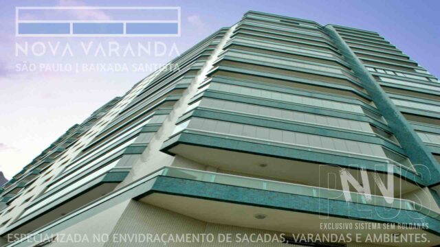 Suporte de Mídia Vertical ✨ FrontLight Moderna e Valorizada Sob Medida ⛱️ Empenas Cegas Vilamar (Praia Grande) ☎ 0800