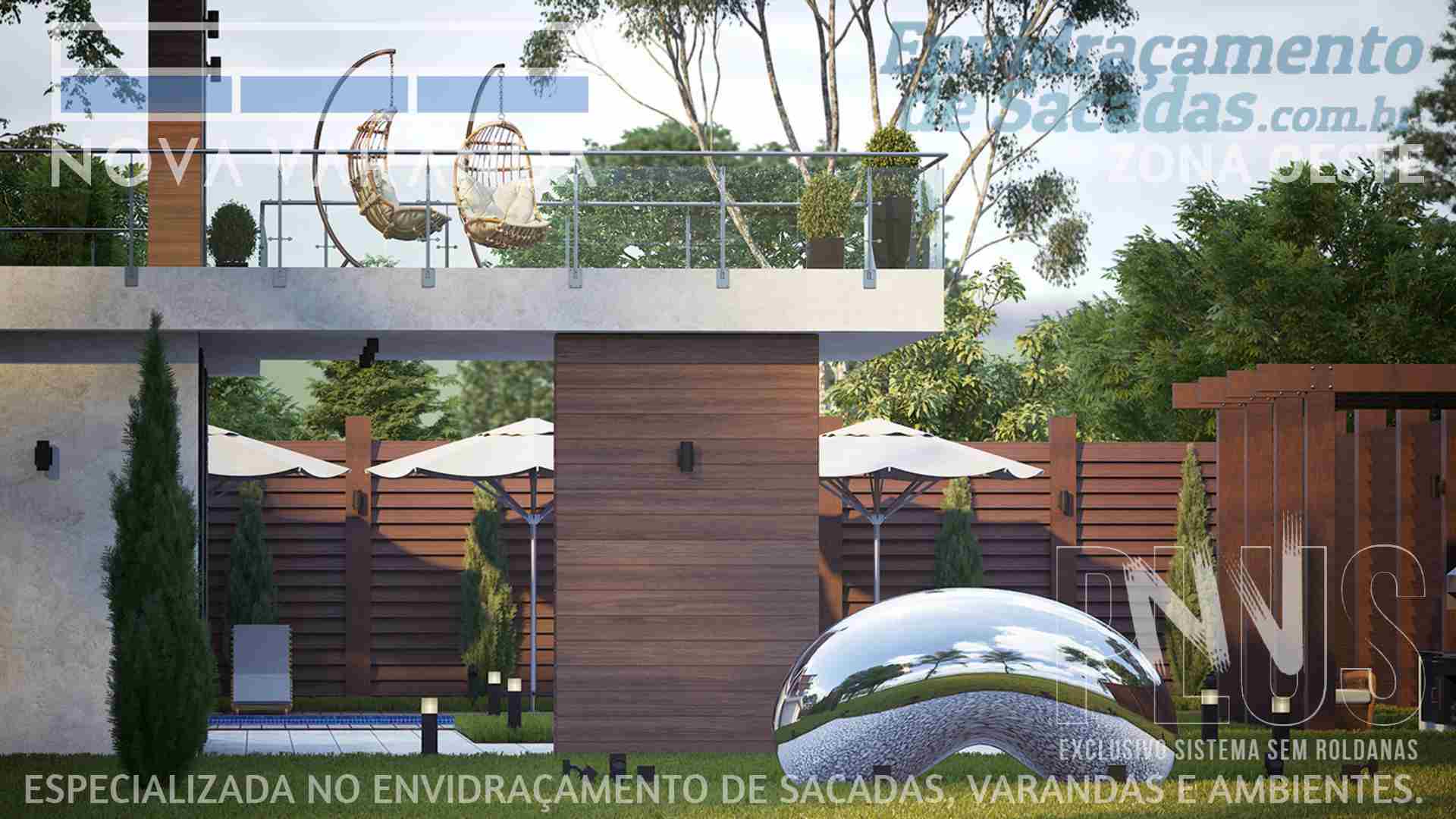 Suporte Vertical de Mídia Zona Oeste
