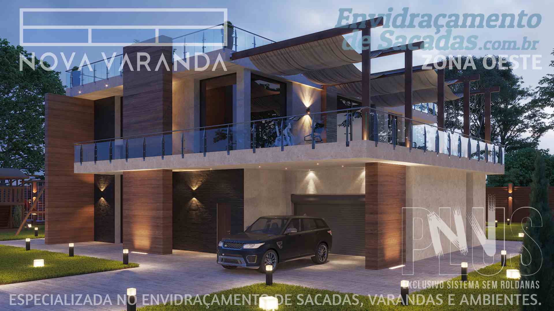 Suporte Vertical de Mídia Zona Oeste